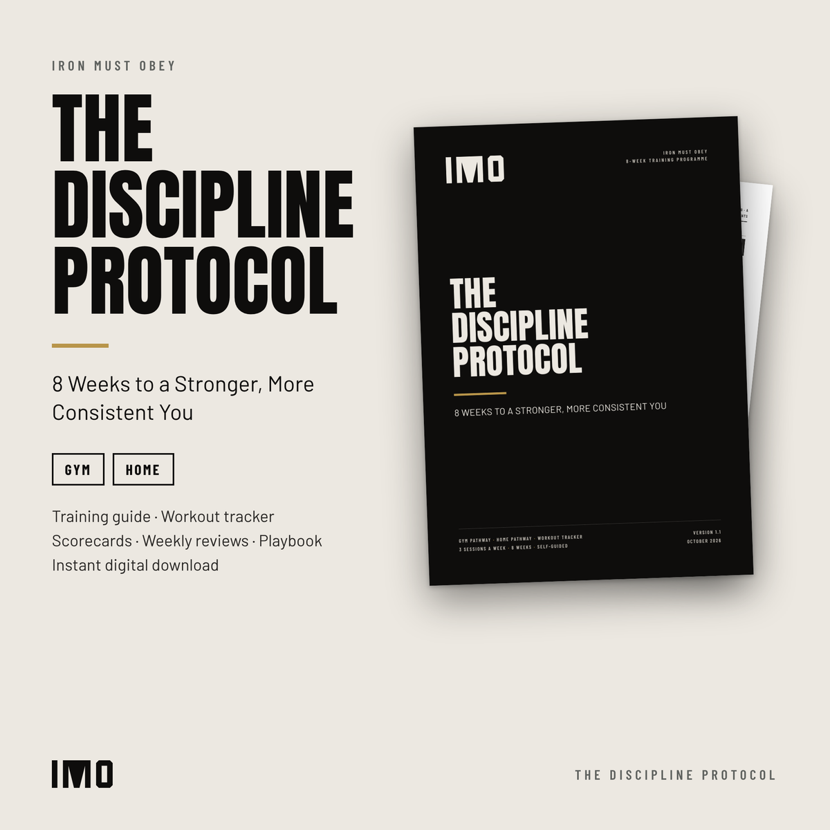 The Discipline Protocol training guide cover